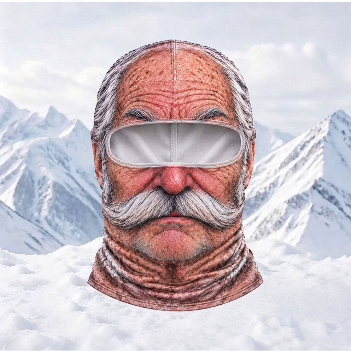🔥 49% OFF 🤣 Funny Old Man Ski Mask | Look Old, Ski Bold! 🎿