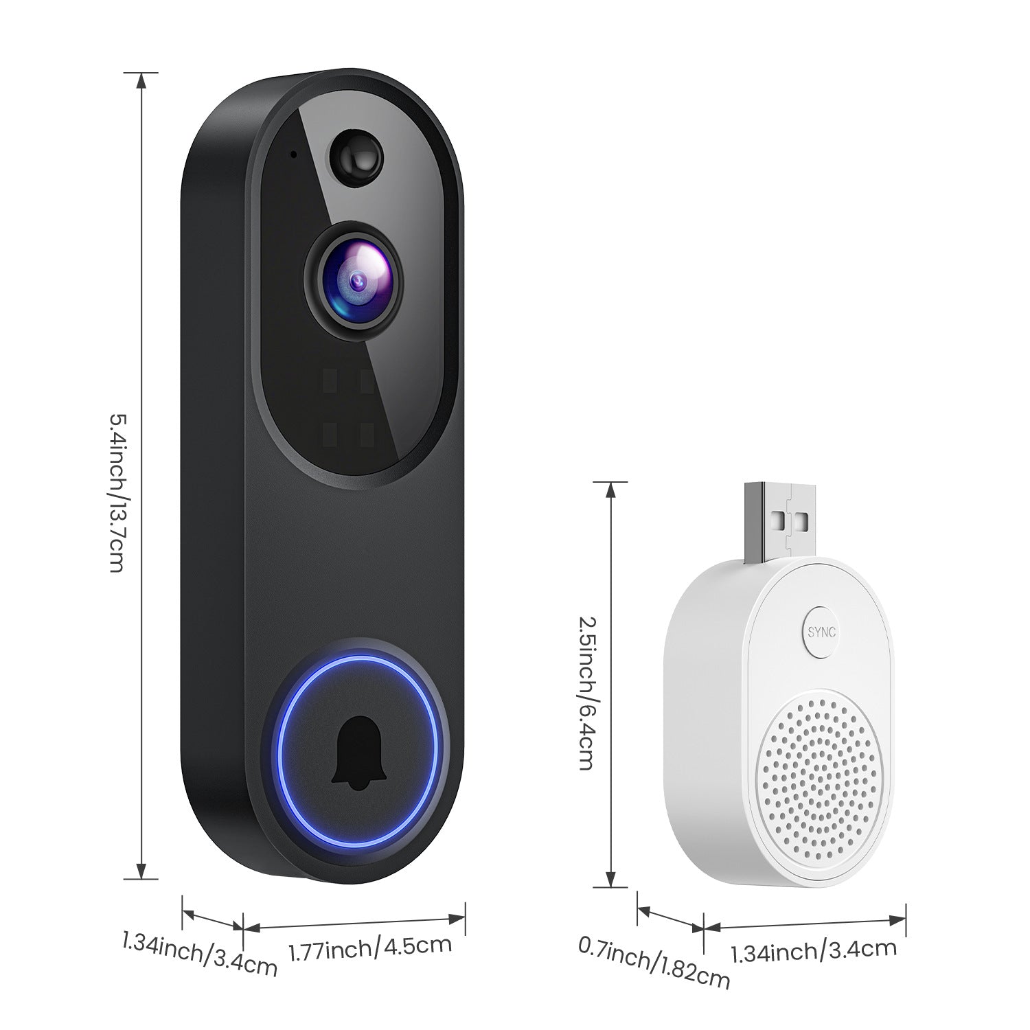 Black / USB Chime Plug