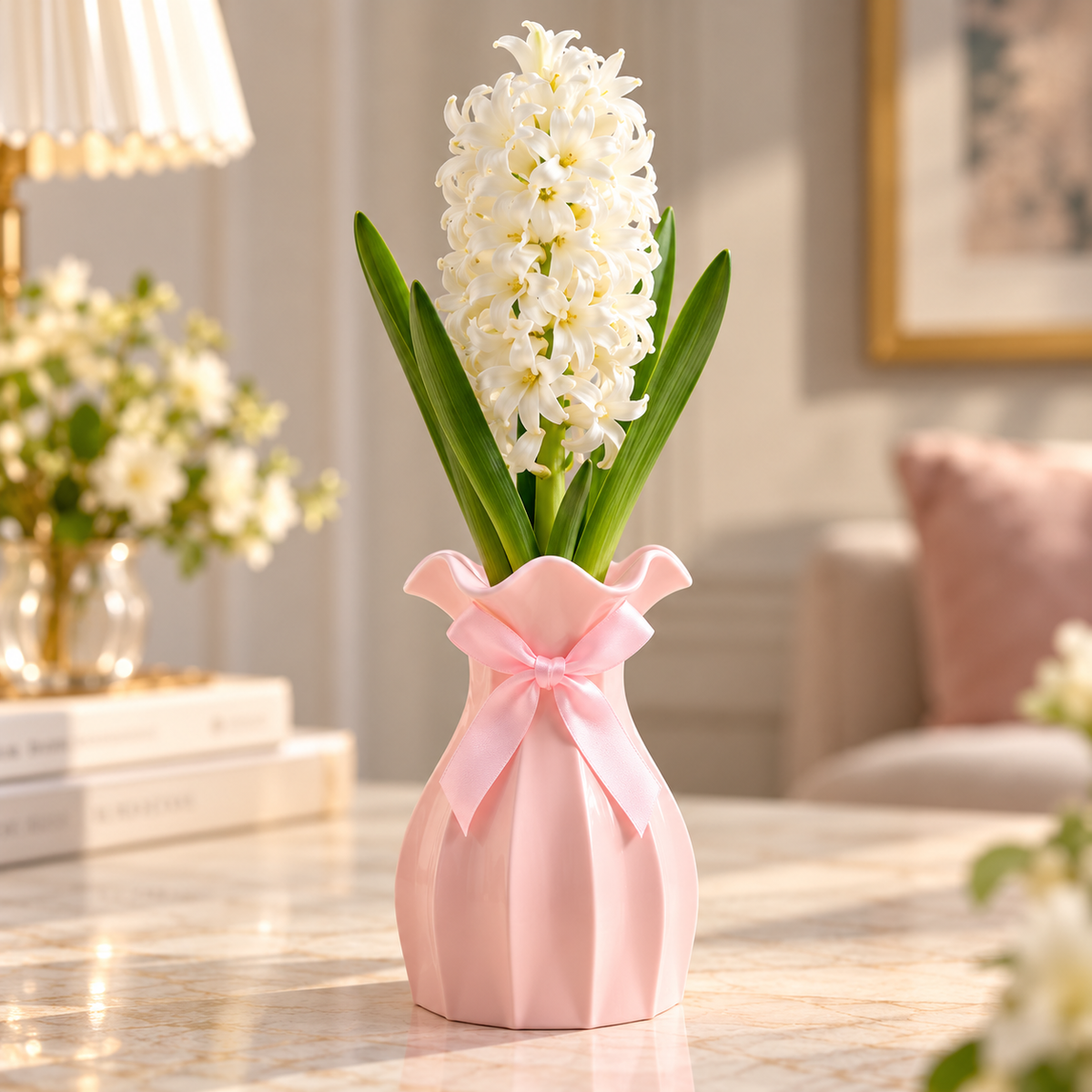 Hyacinth Bulb & Vase Gift Set – A Gift That Grows and Blooms🎁
