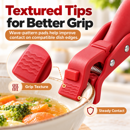 🔥BUY 1 GET 1 FREE - Hot Bowl & Plate Grippers | Kitchen Safety Clips