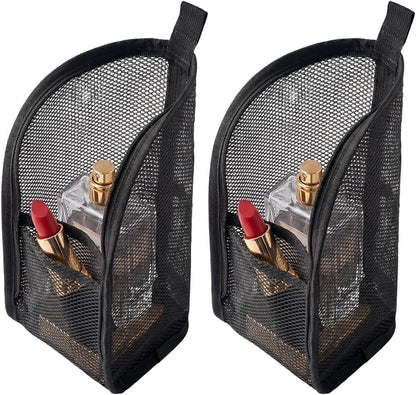 🔥 Limited-Time 49% OFF 🧳 Self-Standing Mesh Toiletry Bag | Travel & Makeup Organizer ✨