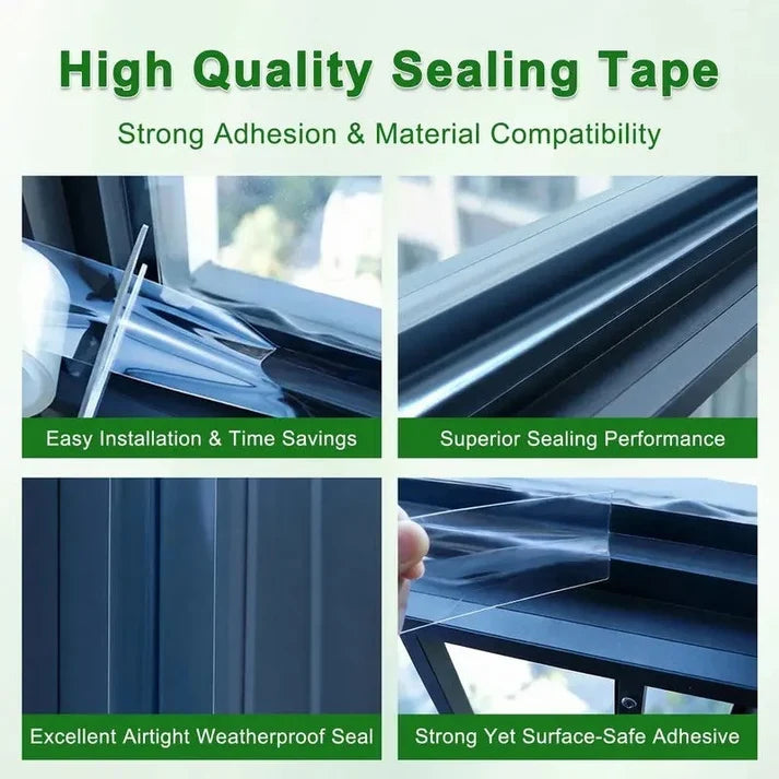 🔥 Winter Must-Have | Transparent Window Sealing Tape – Block Drafts & Keep Your Home Cozy