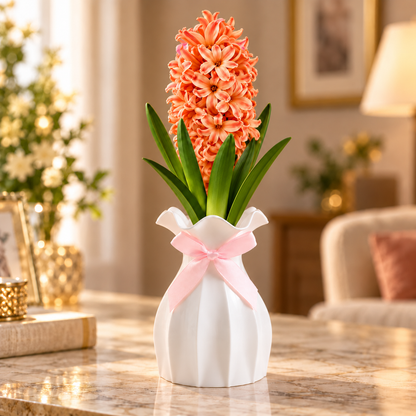 Hyacinth Bulb & Vase Gift Set – A Gift That Grows and Blooms🎁
