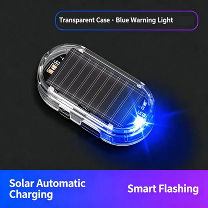 HOT SALE Solar Car Anti-Theft Warning Light – Motion-Sensing LED Security Deterrent, No Wiring Needed