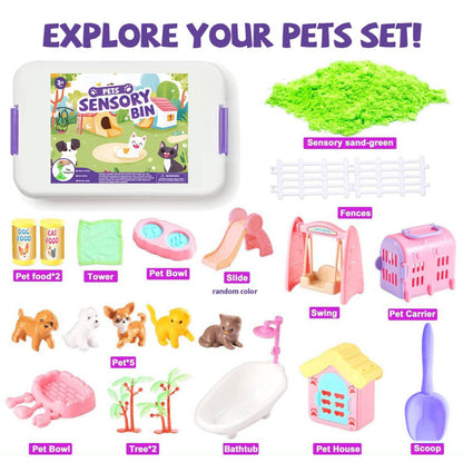 🌈 Kids Sensory Bin Kit | DIY Sand Play & Creative Fun