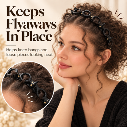 💕49% OFF🔥 Multi-Layer Clip Headband for Women | Y2K Resin Hair Band ✨