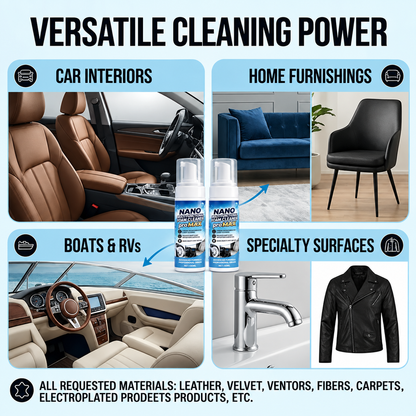🔥 Limited-Time 49% OFF ✨Nano Pro MAX Multi-Functional Foam Cleaner for Car & Home Interiors