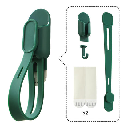 3-in-1 Adhesive Hook & Cable Organizer | No-Drill Storage