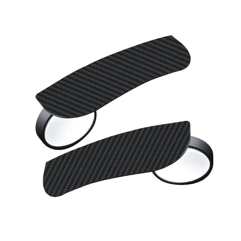 🔥 49% OFF - 🌧️ 2-in-1 Car Mirror Rain Visor + 360° Blind Spot Mirror · Clip-On Carbon Fiber Style