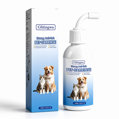 Gentle Pet Ear Wash for Dogs & Cats | Wax, Dirt & Odor Care