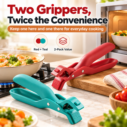 🔥BUY 1 GET 1 FREE - Hot Bowl & Plate Grippers | Kitchen Safety Clips