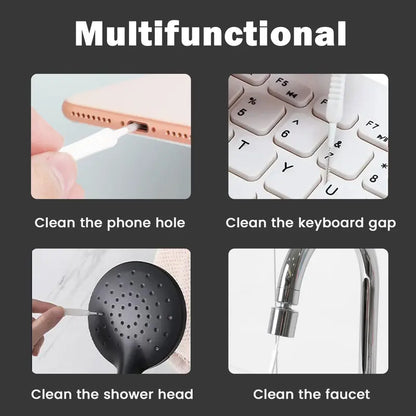 30/60Pcs Mini Gap Cleaning Brushes, Flexible Nylon Bristle Tiny Hole Cleaner Tool.