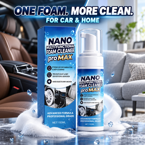 🔥 Limited-Time 49% OFF ✨Nano Pro MAX Multi-Functional Foam Cleaner for Car & Home Interiors