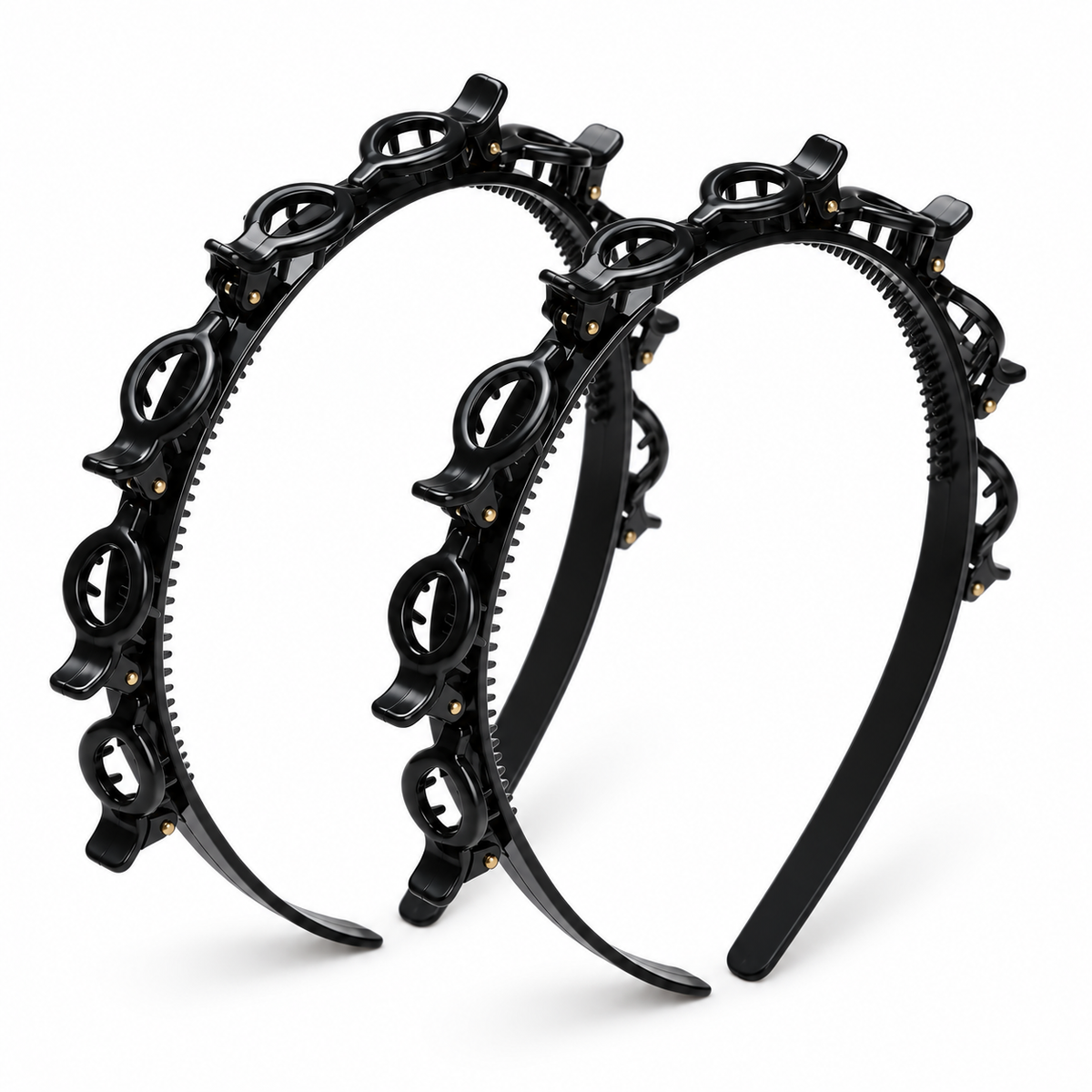 💕49% OFF🔥 Multi-Layer Clip Headband for Women | Y2K Resin Hair Band ✨