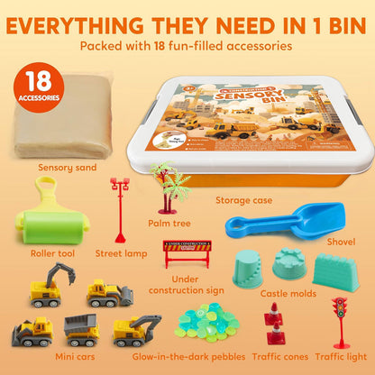 🌈 Kids Sensory Bin Kit | DIY Sand Play & Creative Fun