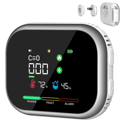 🚨6-in-1 Portable Detector with Natural Gas & Temperature Humidity Sensors🔥Free Shipping