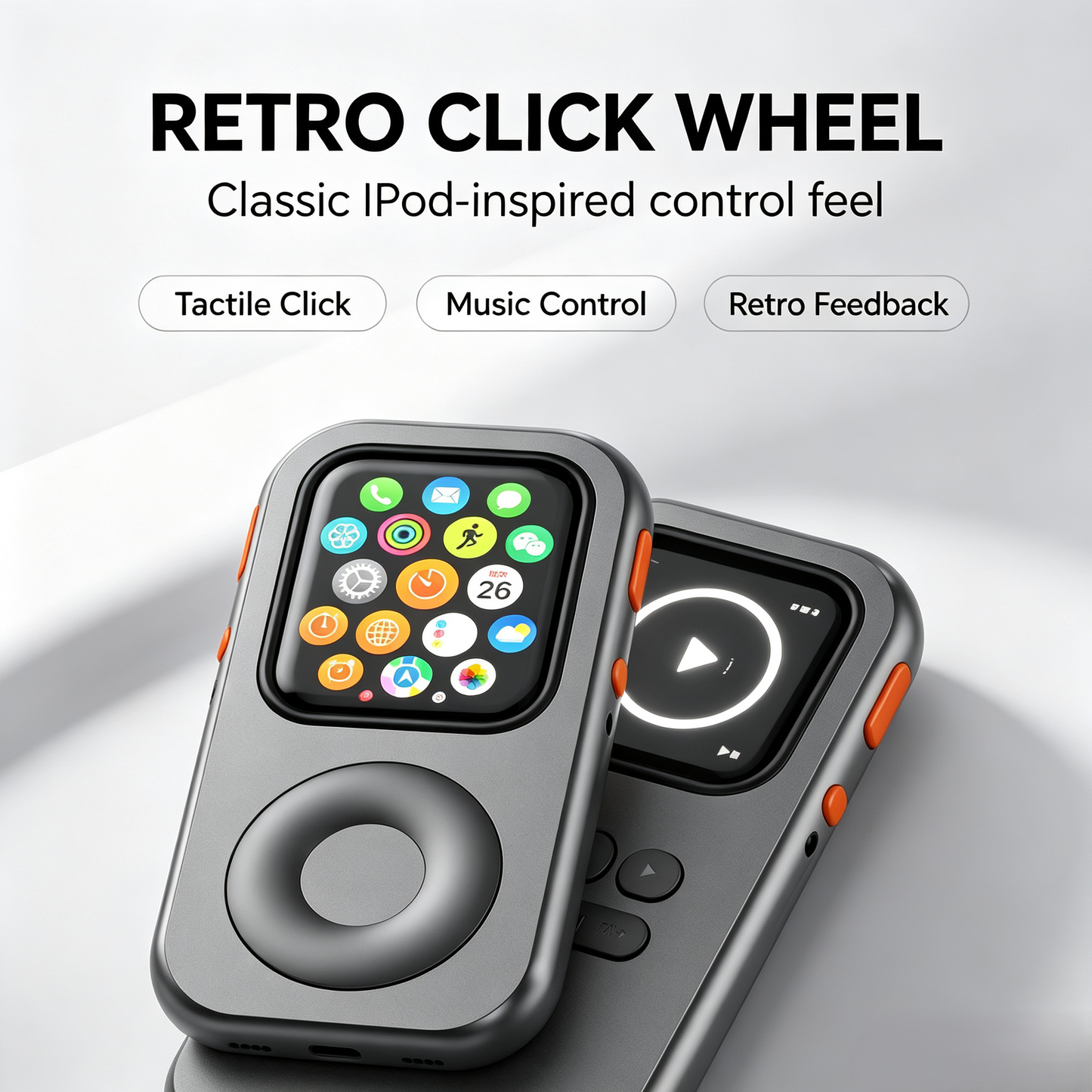 RePod Aluminum Alloy Protective Case for Watch Series The Classic iPod Reborn on Your Watch