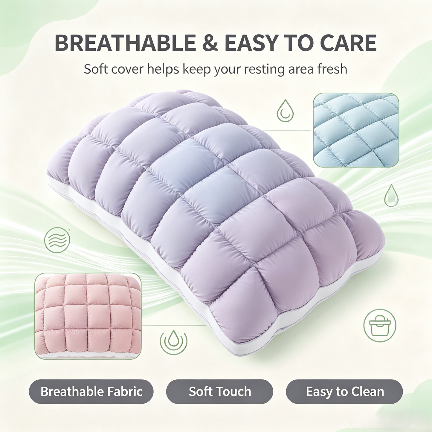 🌠Mellow Puff Pillow | Cloud-Like Comfort Pillow☁️