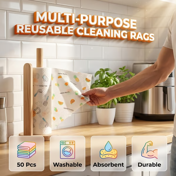 🧼 Reusable wipes – save money & protect the planet for daily use.