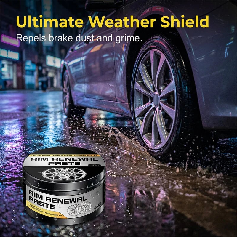 ✨ All-in-One Wheel Care & Restoration Paste | Clean, Polish & Protect 🚗