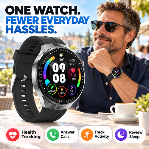 🔥Limited Time 50% OFF❤️Flagship Smartwatch for Health Protection, 24/7 Health Data Center🥰