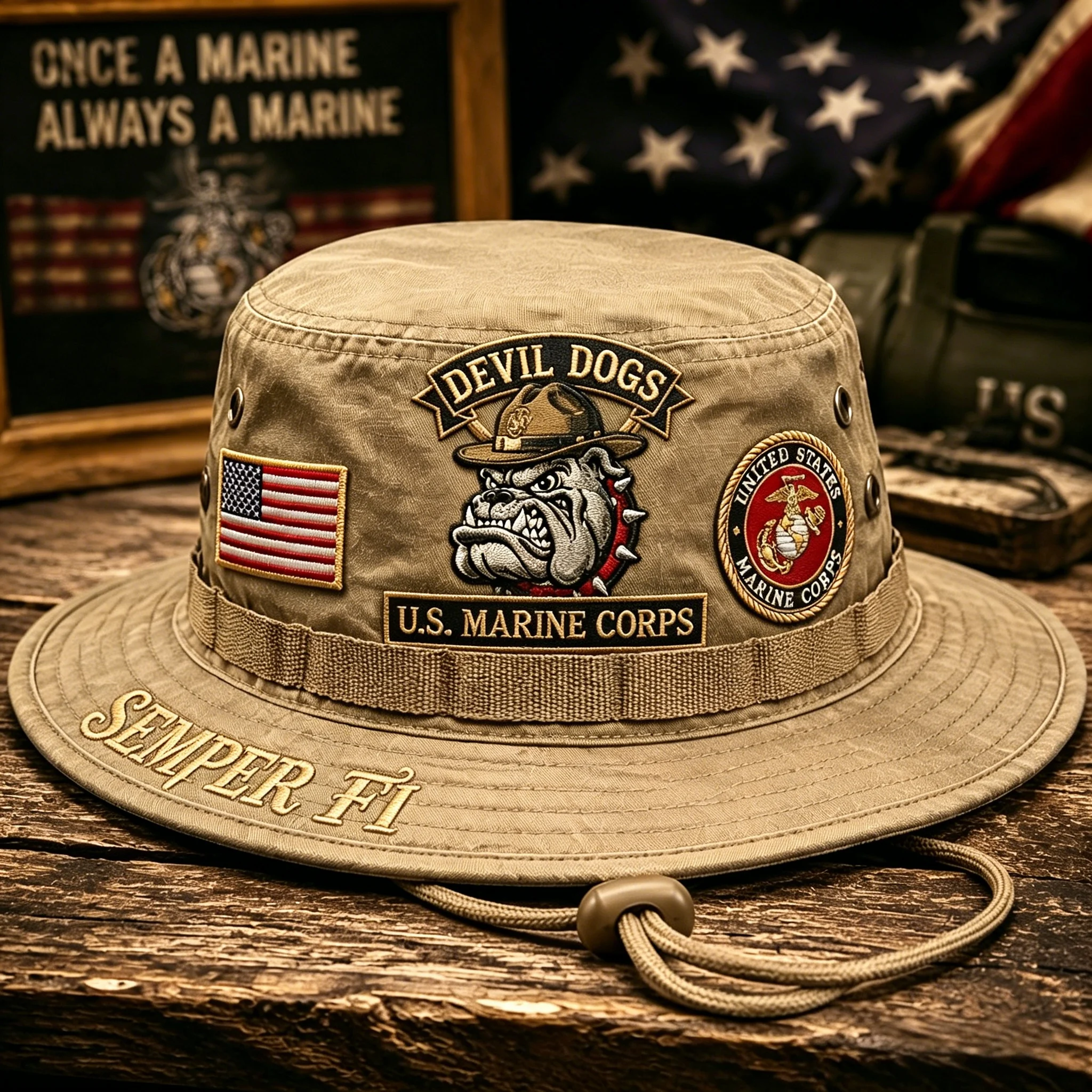Khaki / One Size Fits Most (Circumference 21 5/8