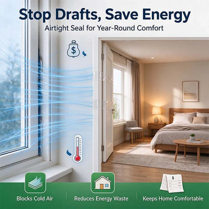 🔥 Winter Must-Have | Transparent Window Sealing Tape – Block Drafts & Keep Your Home Cozy
