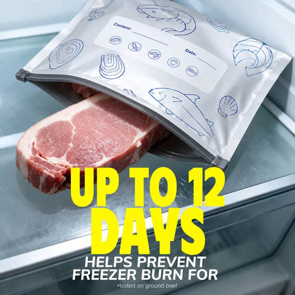 🔥 Limited-Time 49% OFF🥇 Reusable Aluminum Foil Food Storage Bags ♻️ Airtight Antibacterial Freezer Bags
