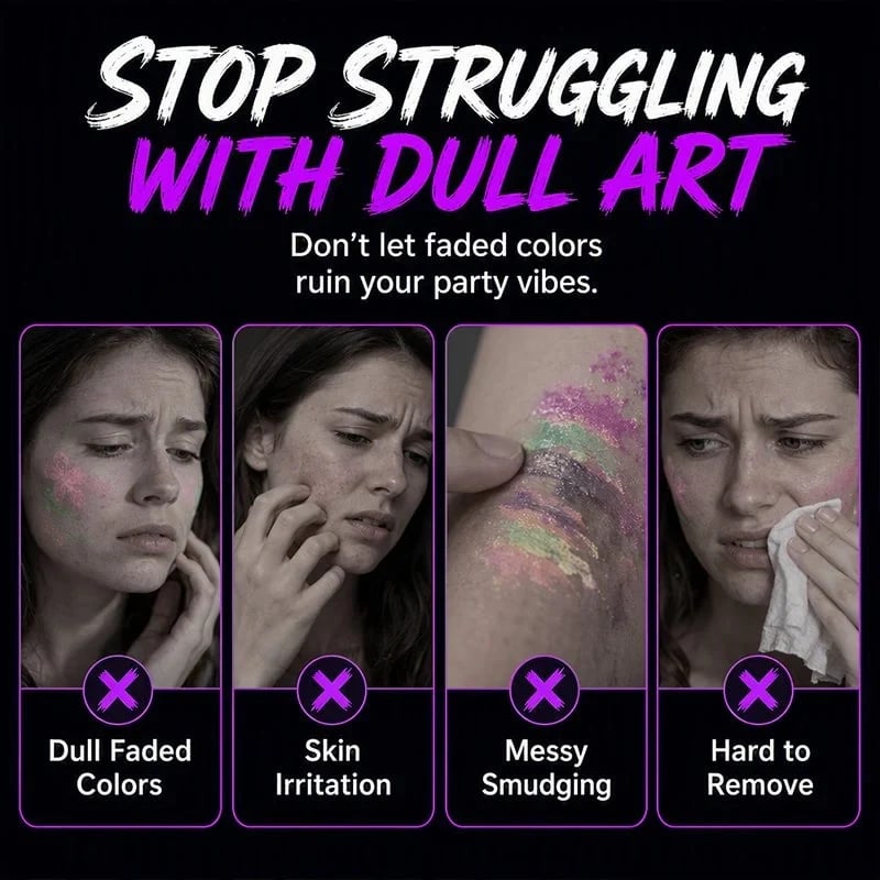 Zavrlygoods™ Glow Party Tattoo Pens