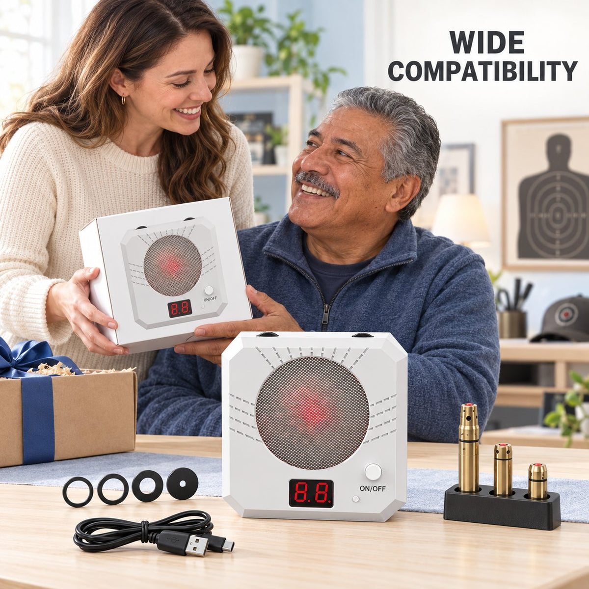 🔥 Limited-Time 49% OFF 🎯 Rechargeable Electronic Laser Training Target with Instant Hit Feedback & Magnetic Mount