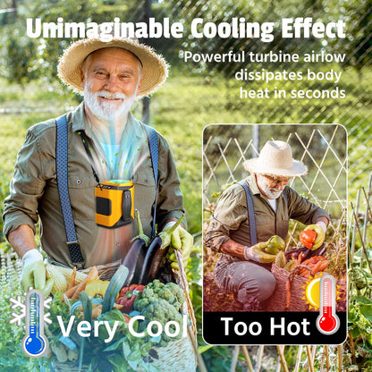 ☀️SUMMER SALE 49% OFF❄️Summer Must-Have Waist Cooling Fan 4 IN 1