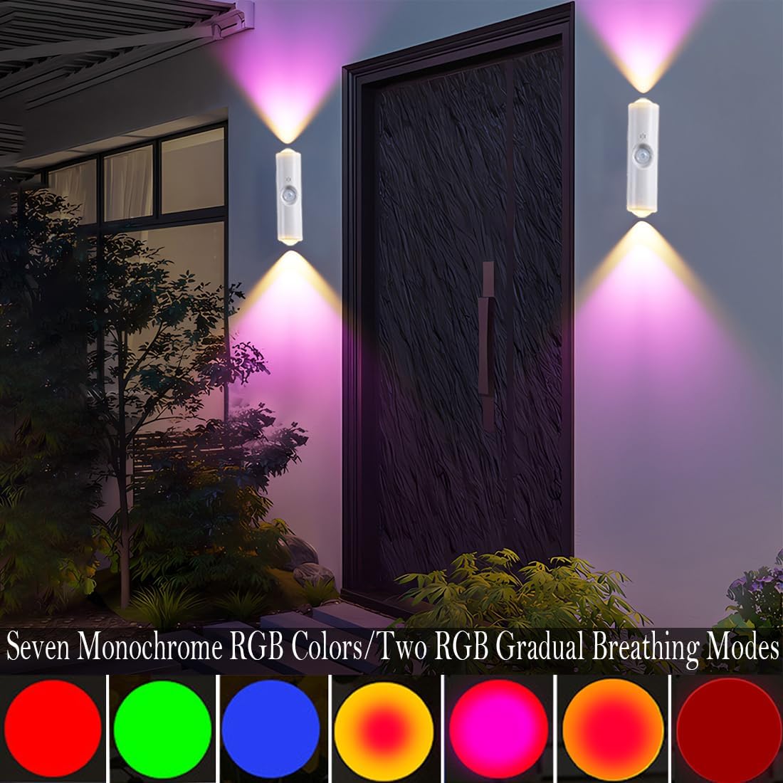 🌈 Magnetic Motion Sensor Wall Light | RGB & 3-Color Options