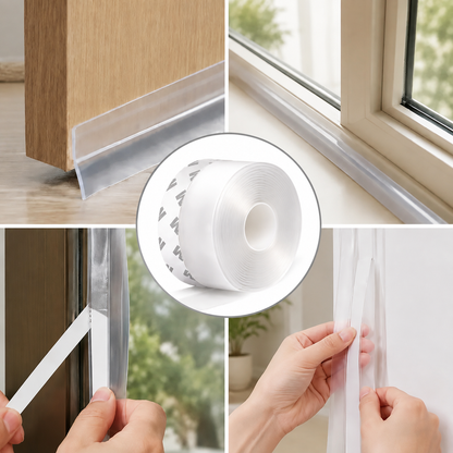 ⚡Best Seller🔥🛡️ Self‑Adhesive Weather Stripping | Door & Window Draft Stopper Seal Strip