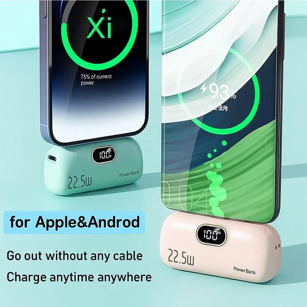 ⚡Hot Sales 49% OFF🔥5000mAh Mini Portable Charger with 22.5W Output