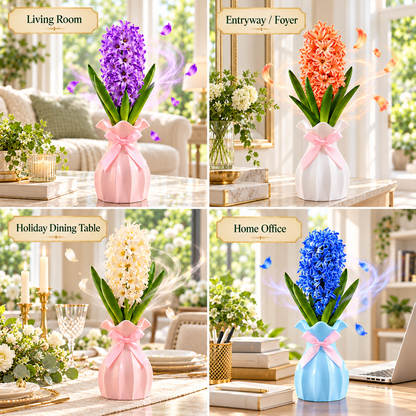 Hyacinth Bulb & Vase Gift Set – A Gift That Grows and Blooms🎁