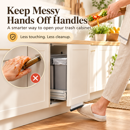 🔥 Limited-Time 49% OFF- 🦶 Under Cabinet Foot Pull | 🙌 Hands-Free Cabinet Door Opener