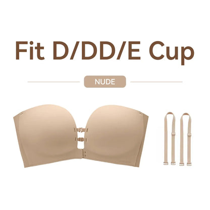 🔥 2026 HOT SALE | Non-Slip Strapless Push-Up Bra – Lift & Stay Secure