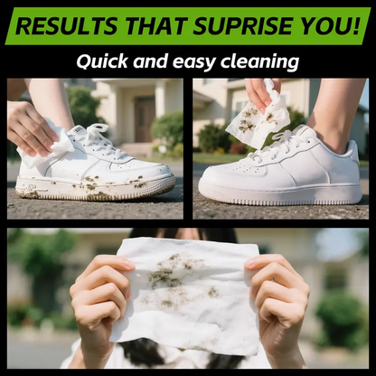 🔥 Limited-Time 49% OFF 👟Sneaker Cleaner Kit 🧼 Foam Shoe Cleaner with Brush, Towel & Wipes