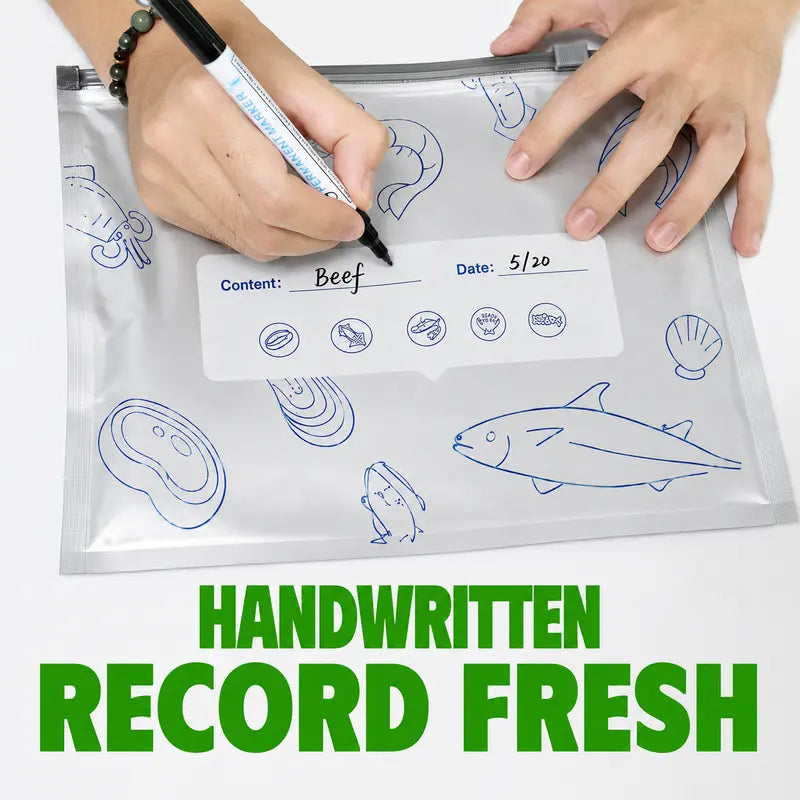 🔥 Limited-Time 49% OFF🥇 Reusable Aluminum Foil Food Storage Bags ♻️ Airtight Antibacterial Freezer Bags