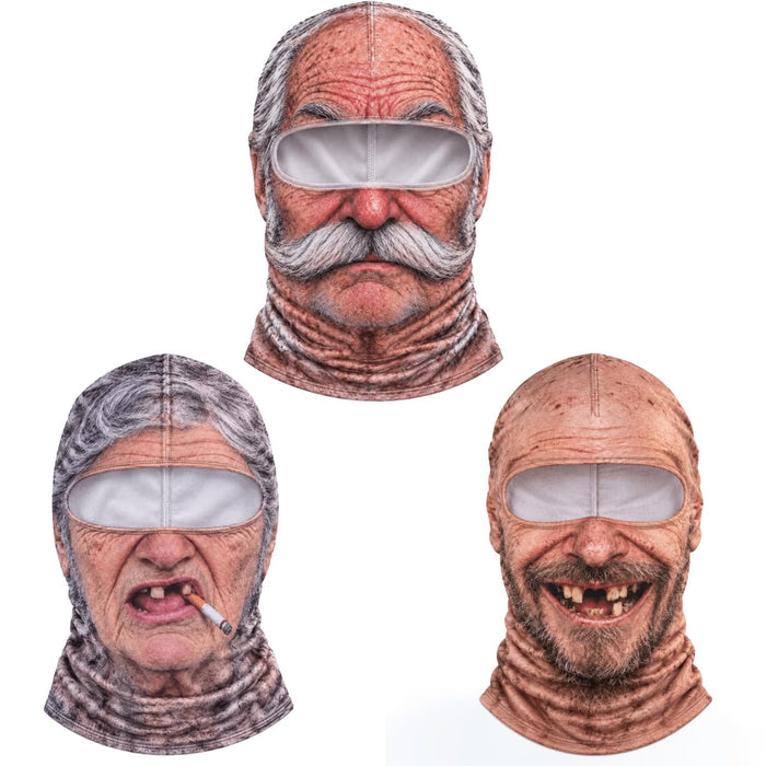 🔥 49% OFF 🤣 Funny Old Man Ski Mask | Look Old, Ski Bold! 🎿