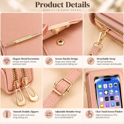 👜 Women's Touch Screen Crossbody Phone Bag · No Need to Take Out Phone 📱 — Best Gift for Her 💕