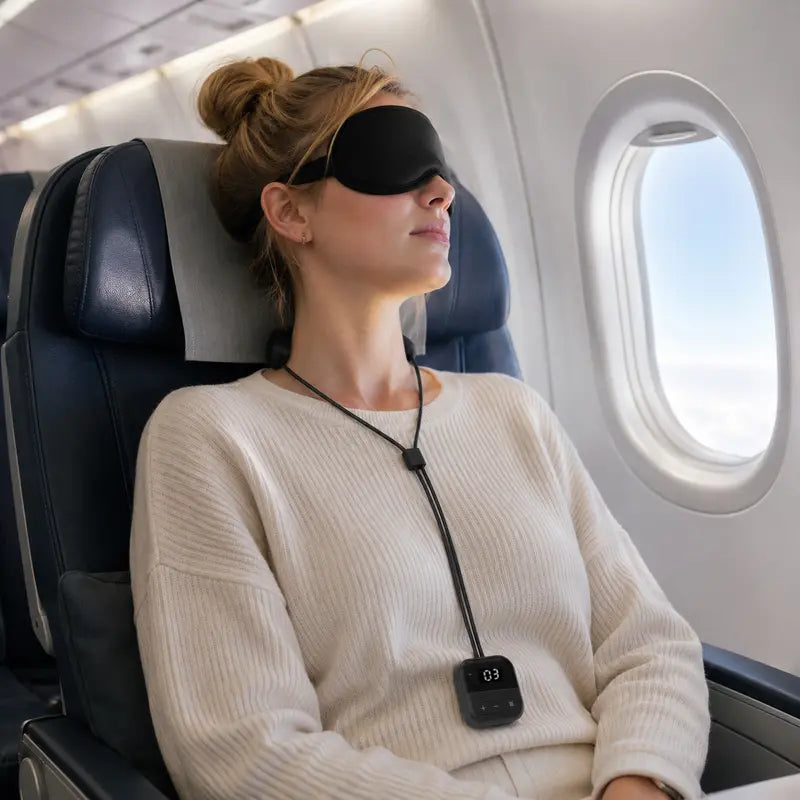 💆 Cordless Neck Massager · EMS + Heat Pendant for Neck & Body
