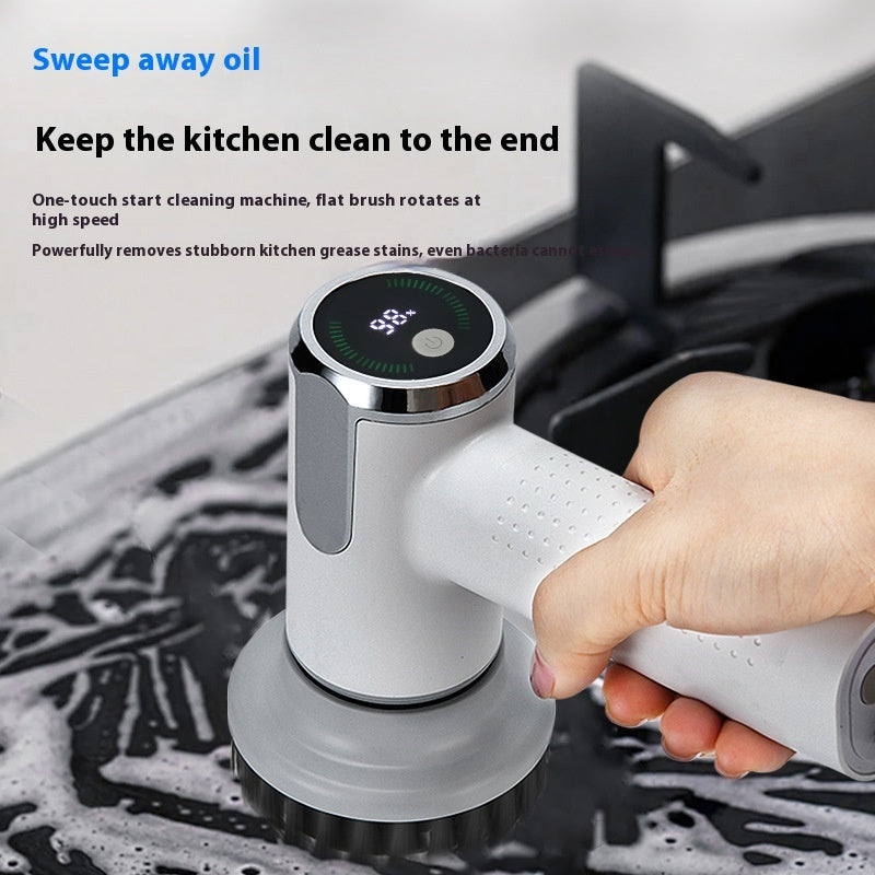 🔥Hot Sale 50% OFF🔥5-in-1 Smart Display Electric Cleaning Brush