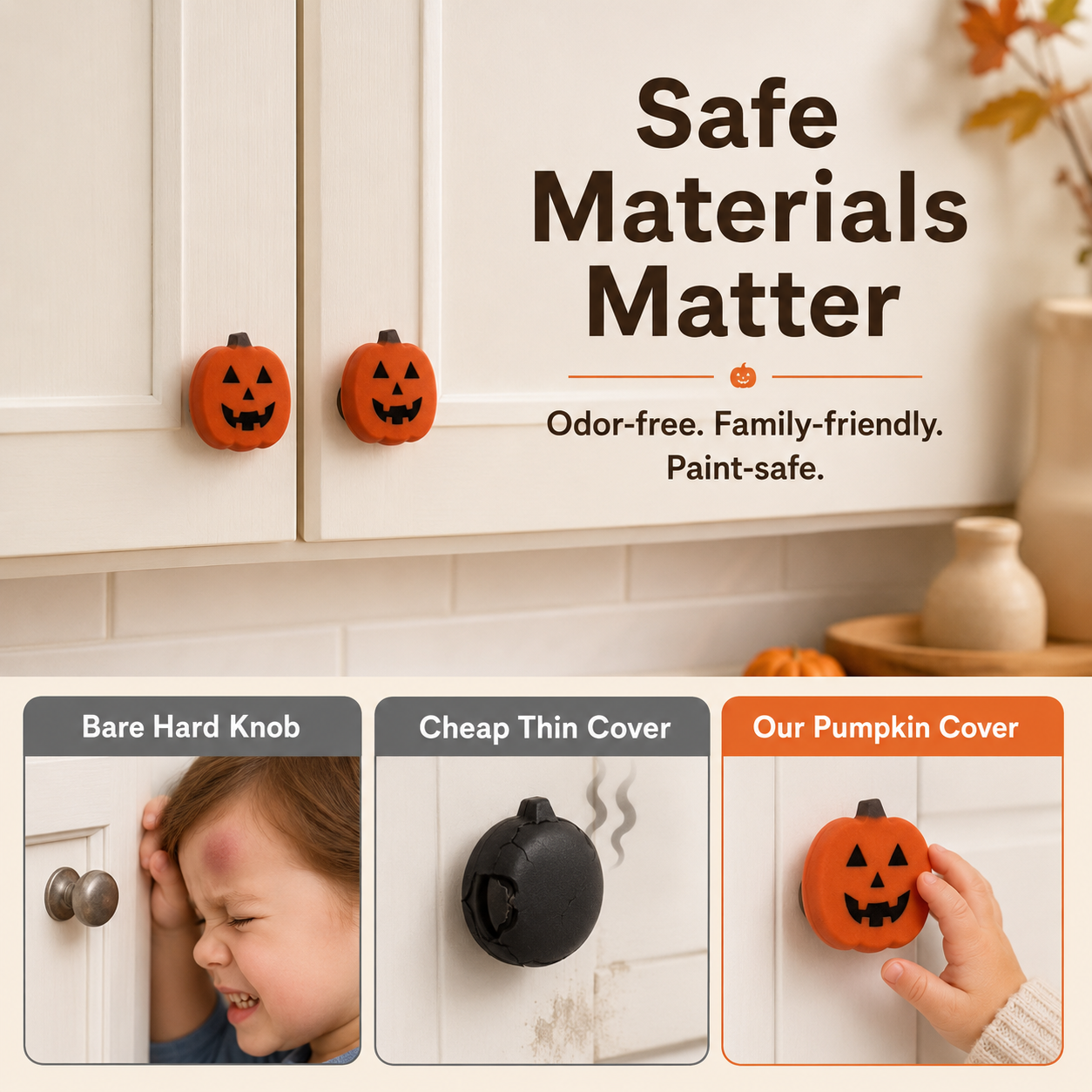 🎃 Halloween & Christmas Special | Fun Pumpkin Door Knob Covers