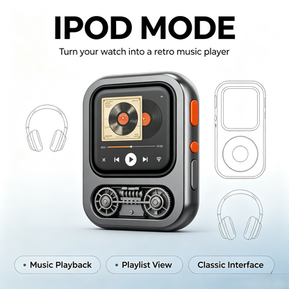 RePod Aluminum Alloy Protective Case for Watch Series The Classic iPod Reborn on Your Watch