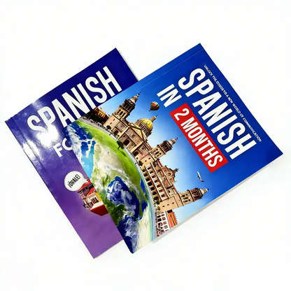 🎁 LAST DAY: 55% OFF!📚 Spanish in 2 Months: Ultimate Workbook with Slang & Conversations ✨