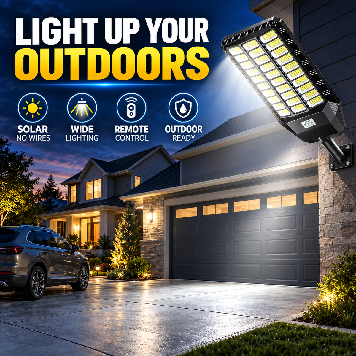 Limited Time 50% OFF Ultra Bright Solar LED Street Light System Solar-Powered & Energy-Saving