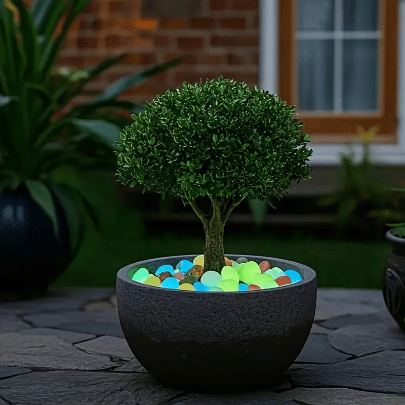 💥Hot SALE 48%OFF💥🌈Colorful Glow-in-the-Dark Garden Stones