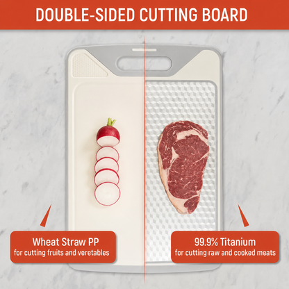 🔥49％ OFF-Dual-Side Anti-Mold Titanium Alloy Cutting Board