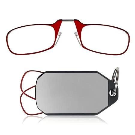 🔥Slim Folding Keychain Reading Glasses - Clips Anywhere, Reads Anytime🔑